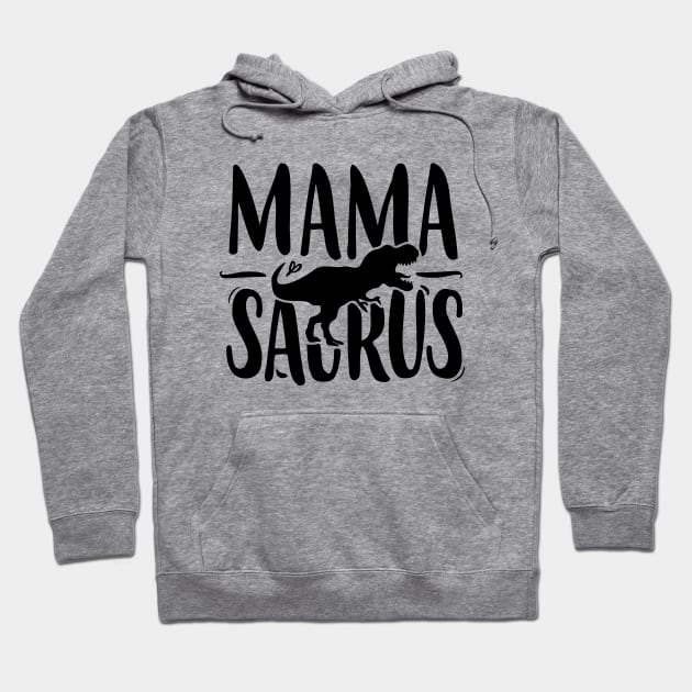 Mama Saurus Roar Mini Saurus Hoodie by Quote'x